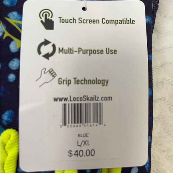 NWT! LOCO SKAILZ PERFORMANCE FISHING GLOVES SIZE L/XL - Picture 4 of 5
